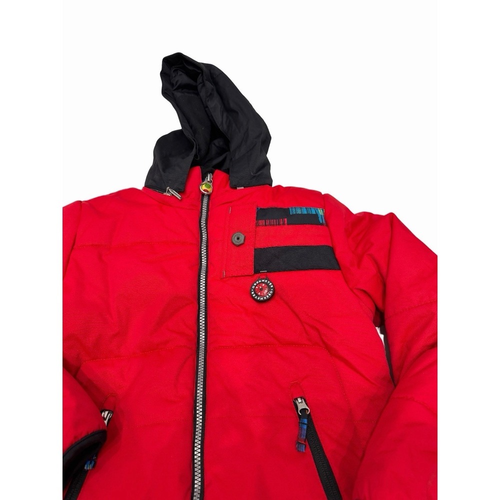Obermeyer Kids Red Ski Winter Jacket Hooded Size 7